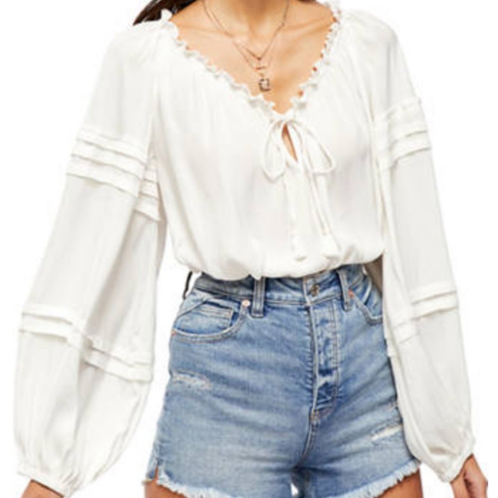 Free People All Tucks Bodysuit